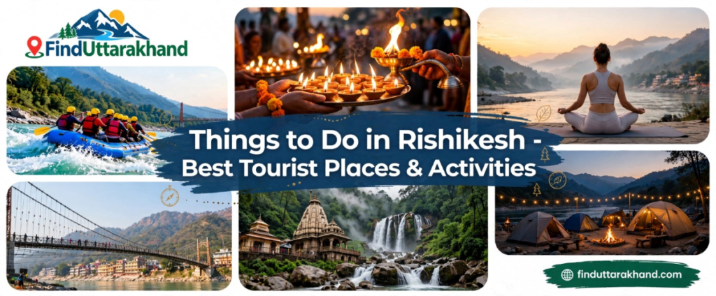 Things to Do in Rishikesh featuring rafting, Ganga Aarti and tourist attractions
